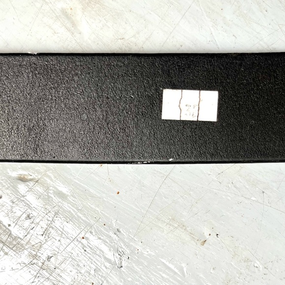 Black Leather Belt size 32 - Picture 3 of 3